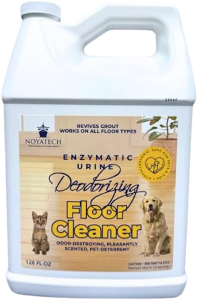 Pet Floor Cleaner – Enzyme-Powered Degreaser for Urine Odor &amp Grime | Safe for Tile Vinyl Grout &amp Hardwood | Residue-Free &amp Pet Safe