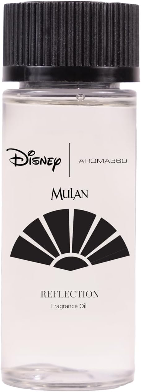 Aroma360 | Disney Reflection Fragrance Oil Blend | Disney Princess Mulan | Luxury Essential Diffuser Oil | Aromatherapy Scent Diffuser Oil | Bergamot Nutmeg and Jasmine 1.7 fl oz 50mL