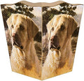 Marye-Kelley WB122- Yellow Lab Wastepaper Basket