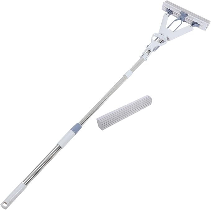 1 Set Folding Squeeze Mop Dual Use Lazy Mop for Efficient Tile Marble and Floor Cleaning Lightweight Durable Design for Easy Use