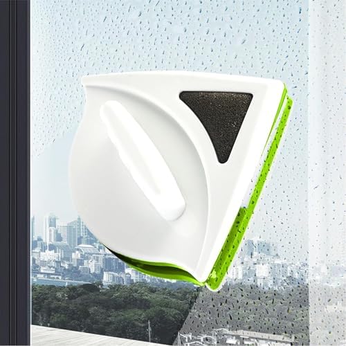 Magnetic Window Cleaner - Double-Sided Tool for 20-30Mm Double Layer Windows Super Powerful Magnets Anti Drop Scratch Free Water Storage
