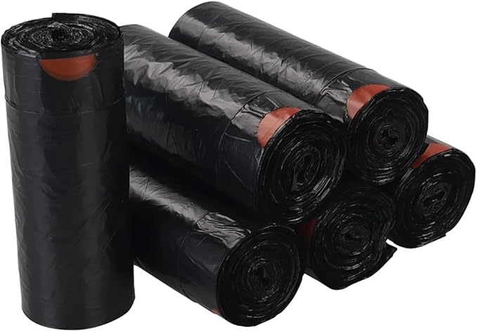 Black 13 Gallon Tall Kitchen Trash Bag with Drawstring 210 count