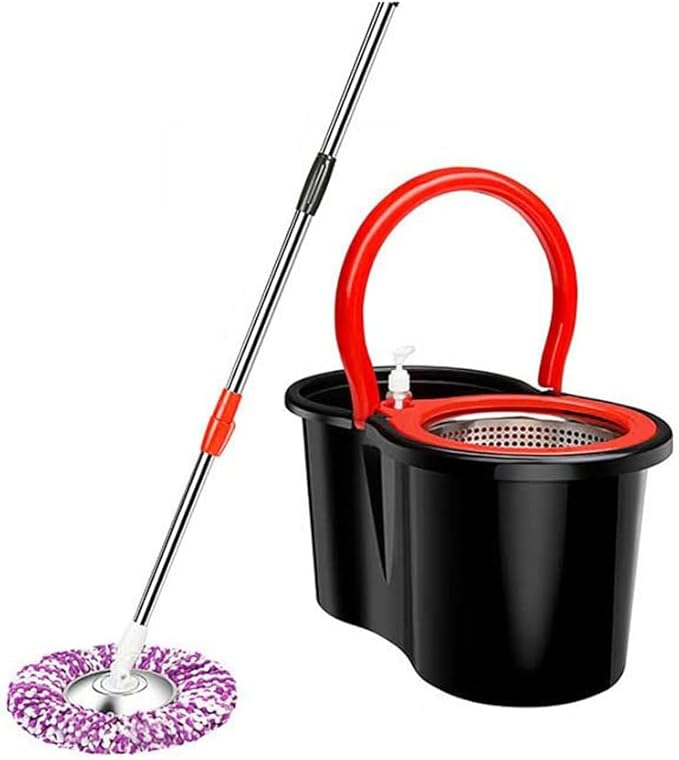 Rotary Mop Bucket Good Free Hand Wash Press Drive for Lazy Peoples
