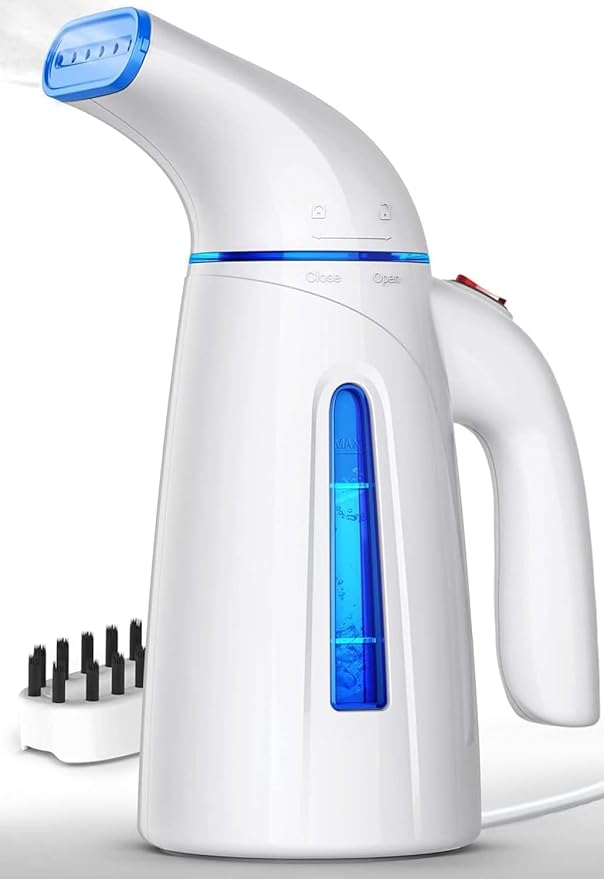 OGHom Steamer for Clothes Handheld Clothing Steamer for Garment 240ml Big Capacity 700W Portable Travel Steam Iron (Blue)
