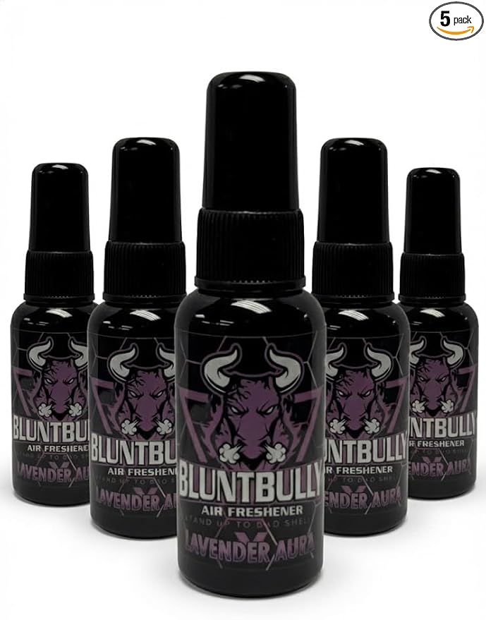 Air Freshener (Lavender Aura) (5 Pack) Premium Oil Based Air Freshener Spray. Long-Lasting Room Bathroom Office &amp Car Scent | Eliminates Odors from Smoke Pets &amp More