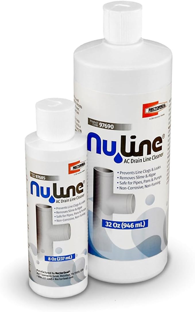 (2)-Pack Nu-Line Drain Cleaner 32 ounce bottle