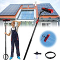 Glass Cleaning Brush Home Water Fed Telescopic Pole Kit Solar Panel Brush Rotating for Photovoltaic PanelTelescopic Window Cleaning Pole 3.6-6M Water Fed Brush Kit for Solar Panel &amp Conserv