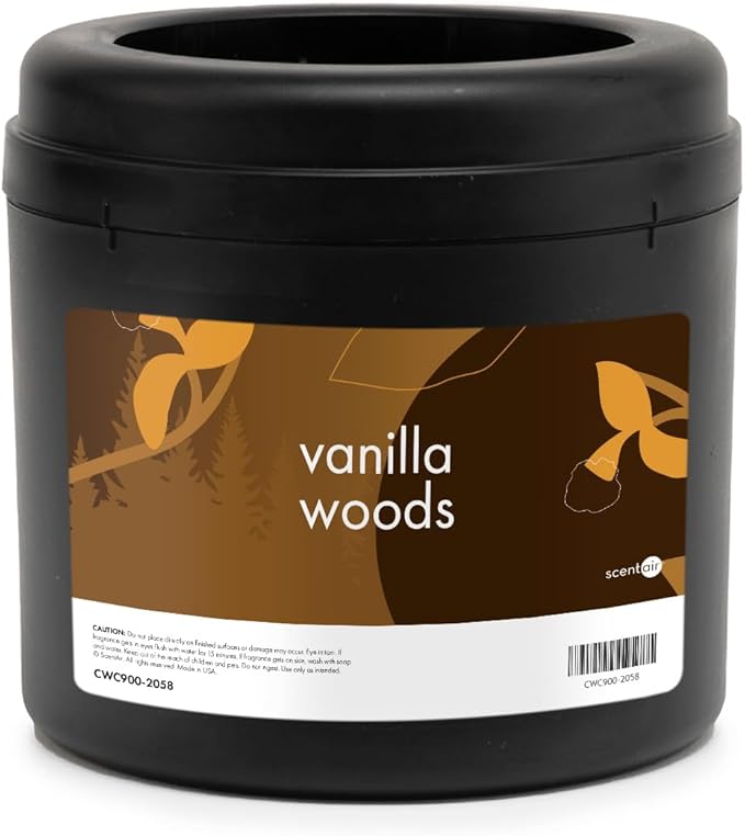 ScentAir Whisper Home Monthly Plug-in Refill Fragrance Cartridge for Home and Office Vanilla Woods