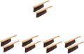 PRETYZOOM 10pcs Wooden Brush for Couch Carpet Ergonomic Bed Sweeping Tool with Soft Bristles for Deep Removal for Home Office