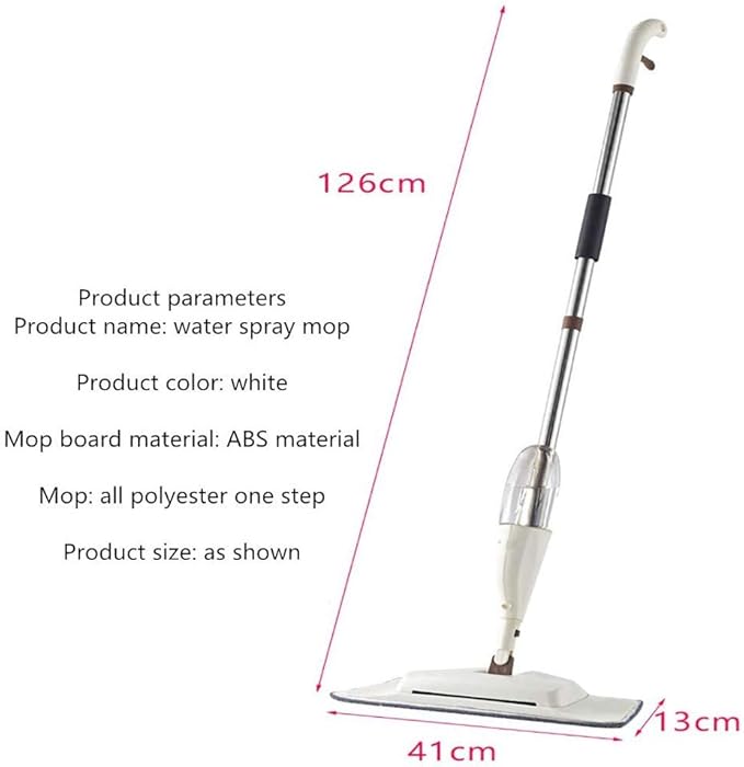 Microfiber Spray Mop 360 Degree Swiveling  Home Floor Cleaning Sweeper with Refillable Bottle 2 Free Reusable Machine Washable Pads