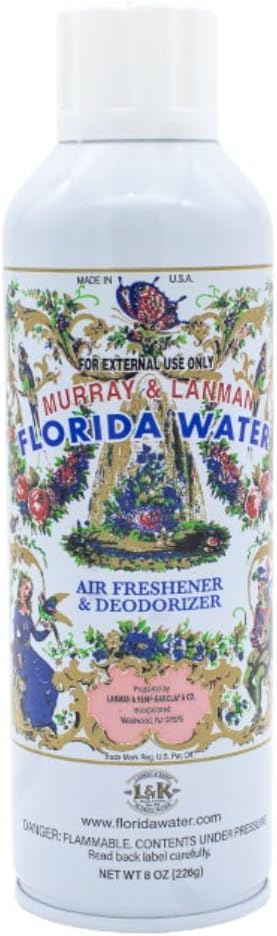 Esoteric Spray | 226g7 8 Oz | Florida Water or Jackpot Money Spray | Ideal for Bad Energy Removal | (Florida Water)