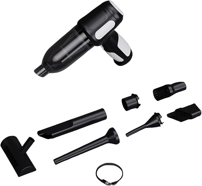 Handheld Vacuum USB Rechargeable Car Carpet Cleaner Light Weight Portable Trash Garbage Remover Car Dry Wet Use