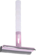 Window Wiper Glass Cleaner for Bathroom Glass Cleaning Brush with Spray WindowHousehold Cleaning Tools ﻿(Purple)
