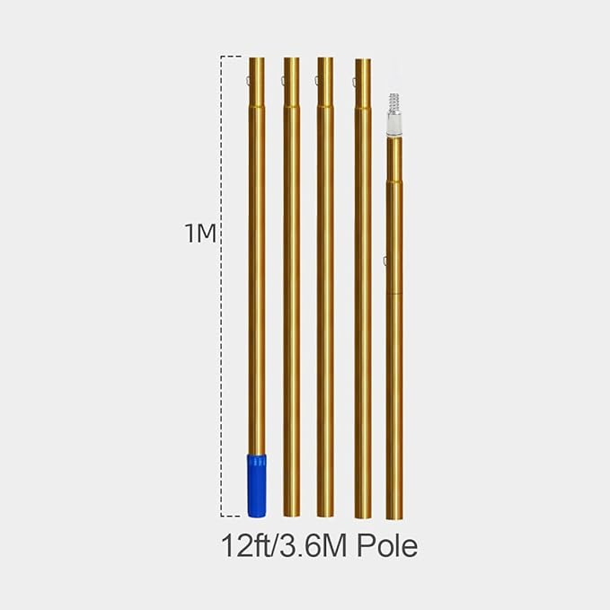 Window Cleaning BrushesWindow Cleaning BrushWater Fed Pole Kit Window Cleaning Brush with Extended Handle and Water Hose Solar Panel Cleaning Kit/High Window Cleaning Kit/Professional Tele