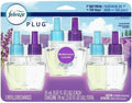 Febreze Plug with Fade Defy Technology Air Freshener - New Limited Edition - (3) of 0.87 fl oz Refills (Mediterranean Lavender)
