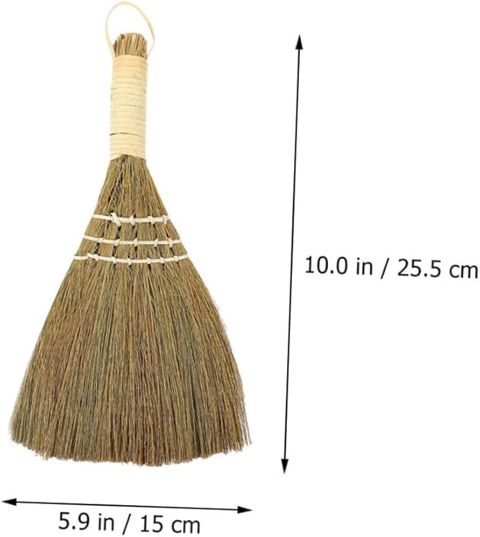 PRETYZOOM 5pcs Whisk Broom Short Handle Portable Dust Brush for Computer and Home Easy to Use Cleaning Tool