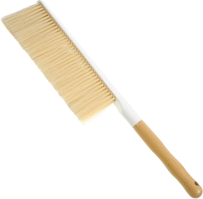 Beaupretty 4pcs Handle Soft Brush for Cleaning Versatile Tool for Sofa Carpet Bed Counter Gentle Bristles for Dirt Removal Beech Design