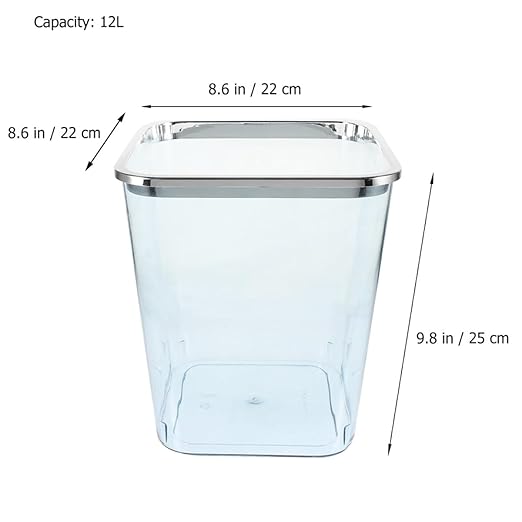 Ciieeo Large Capacity Trash Can 12l with Electroplated Rim Household Garbage Container Bin for Bathroom Kitchen Bedroom Wastebasket