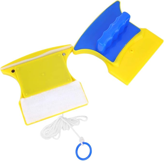 Double Sided Magnetic Window Cleaner Glass Wiper Tool for Home Window Patio Doors and More