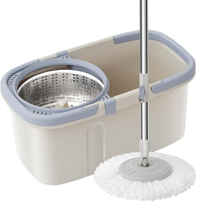 Handle Square Bucket Mop Rotating Single No Hand Washing
