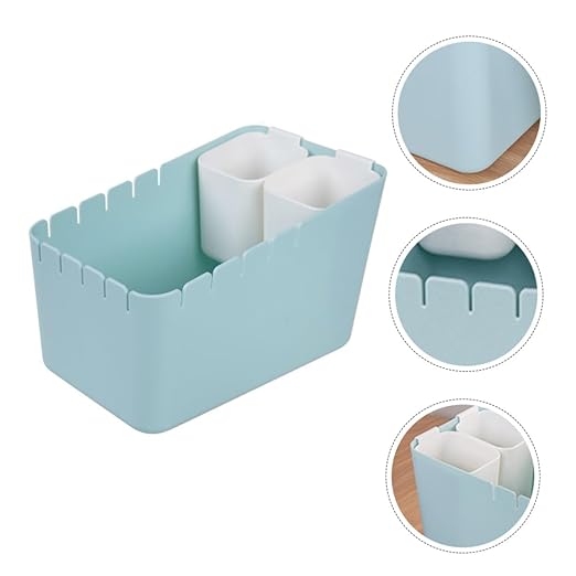 Desktop Trash Can with Wet Dry Separation Tabletop Wastebasket for Kitchen Office Home and Dormitory Use Practical Compact Garbage Bin with Sleek Modern Design