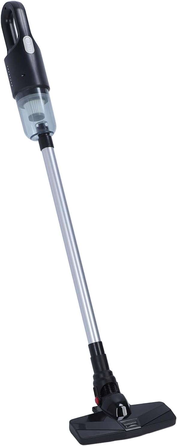 Focket Cordless Vacuum Cleaner Powerful Efficient 2 Gear Multifunctional Vacuum Cleaner for Hard Floors (Black)