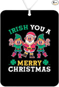Merry Christmas Car Freshener Set of 6 - Irish Car Air Freshener - Cool Design Air Freshener for Car