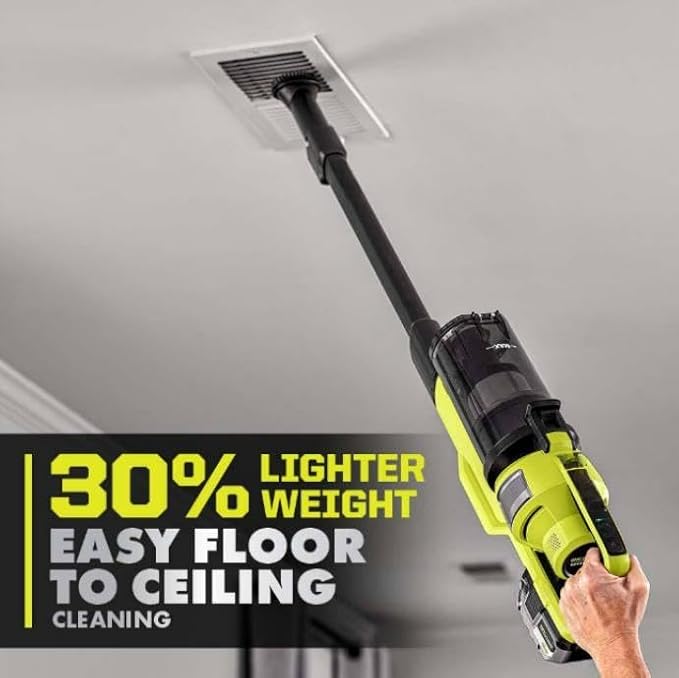 PBLSV716K-PCL704B Fits for Ryobi 18V Cordless Pet Stick Vacuum Cleaner Kit w/Battery Charger &amp Cordless Performance Hand Vacuum