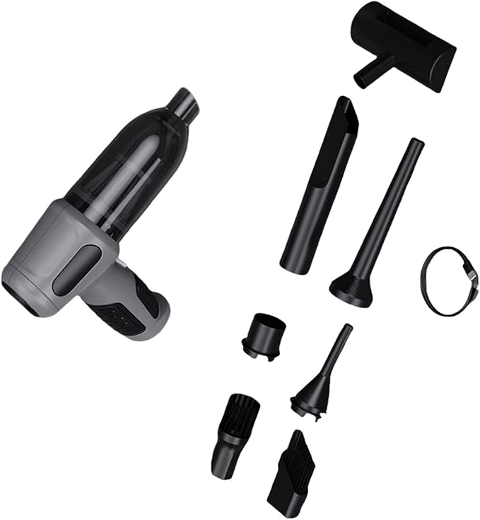 Handheld Vacuum USB Rechargeable Car Carpet Cleaner Light Weight Portable Trash Garbage Remover Car Dry Wet Use