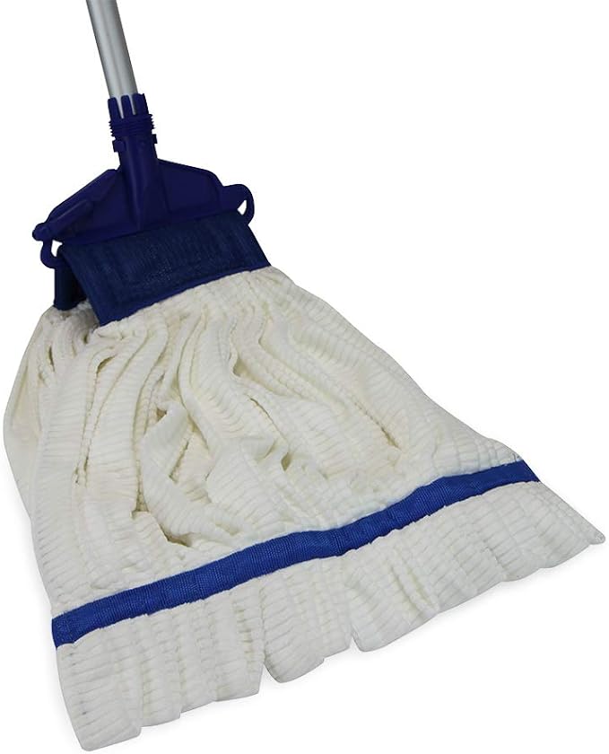 Arkwright Microfiber Tube Mop Head Replacement - (Bulk Case of 12) Heavy Duty Lint Free Super Absorbent &amp Bleach-Safe Janitorial Essential for Commercial &amp Industrial Floor Cleaning 14 oz