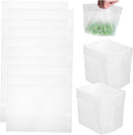 VICASKY 150 Pcs Self Standing Trash Bags Transparent Waste Bin Bags for Kitchen Sink Strainer Suitable for Daily Picnic Office Bedroom Use
