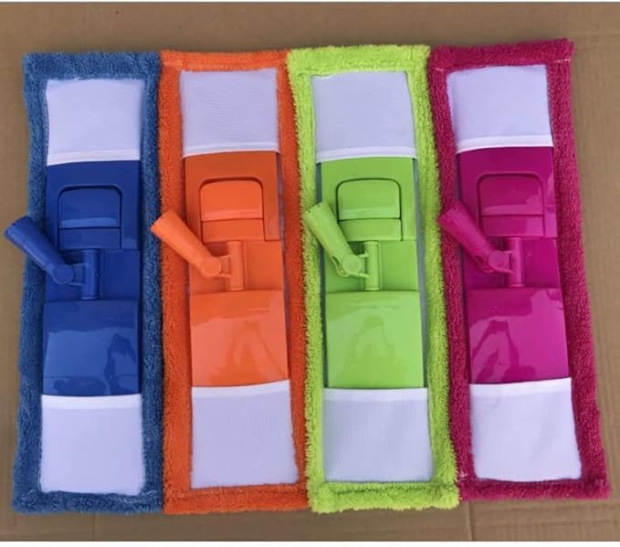12X40cm Mop Cloth Coral Fleece Thickened Flat  Replace Household Company Cleaning(E)