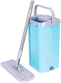 Maglc Flat Mop and Bucket By  360 Degree Swivel  Great for Wet-Dry Cleaning