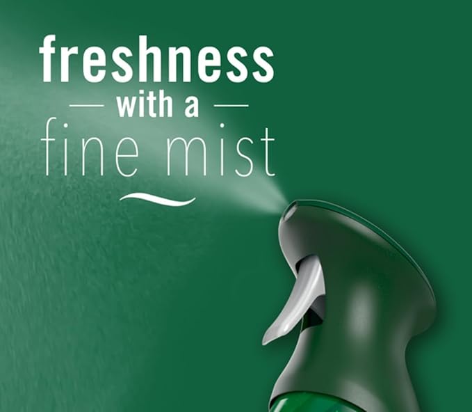 2 Pack Febreeze Air Mist WINTER SPRUCE Freshener Spray Cool Wintery Woodsy Scent Limited Edition 8.8 Oz Each