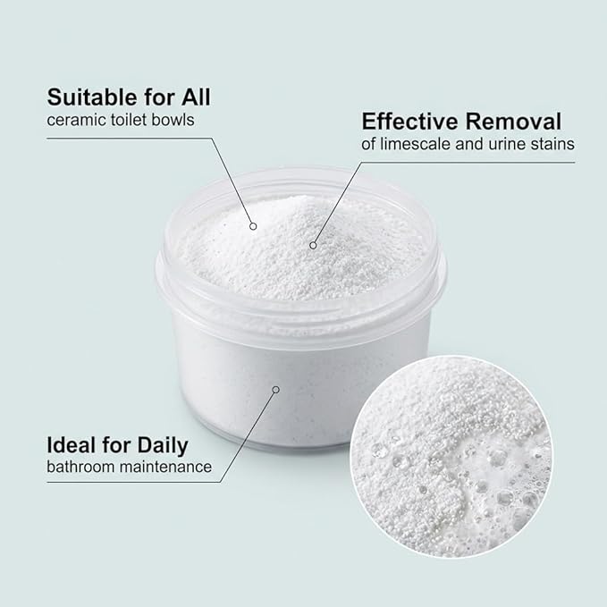 Household Toilet Bowl Cleaning Powder Effortless Stain Lifting For Daily Toilet Maintenance(2pcs)