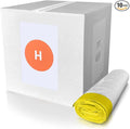 CODE H (100 Count) Compatible with Simplehuman Code H White Drawstring Trash Bags