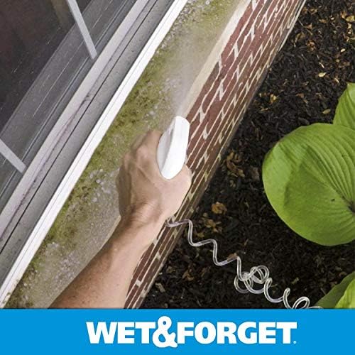 Wet &amp Forget Outdoor Moss Mold Mildew &amp Algae Stain Remover Multi-Surface Cleaner Ready to Use 64 Ounce
