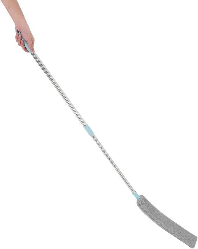 Beaupretty Electrostatic Retractable Duster for Home Cleaning with Extendable Handle Gap and Baseboard Dust Remover for Ceiling Fans Under Bed Cabinet and Refrigerator Dusting