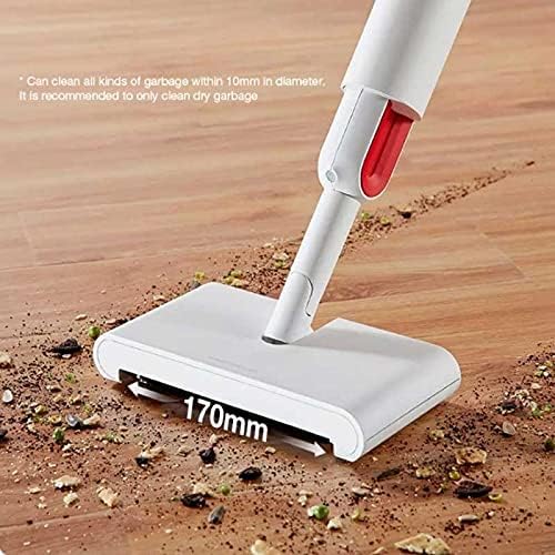 Sweeping and Mopping 2 in 1 Handheld Water Spraying Mop Floor Cleaner Rotatable Spiral Rolling Brush Sweeper