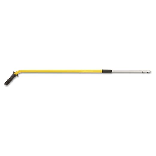 Rubbermaid Commercial Products HYGEN Quick-Connect Ergonomic Extension/Extendable Handle/Stick 48-72 Yellow for Janitorial/Professional Microfiber Floor Cleaning/Mopping