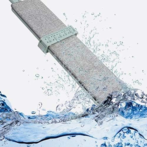 Squeeze Magic Automatic Mop Hand-Free Wash Flat with 2pcs Cloth Replace Home Microfiber Cleaning Pad Tool