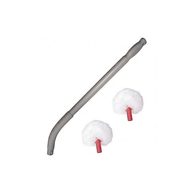 Toilet Bowl Swab 26 Handle Gray/Red/White