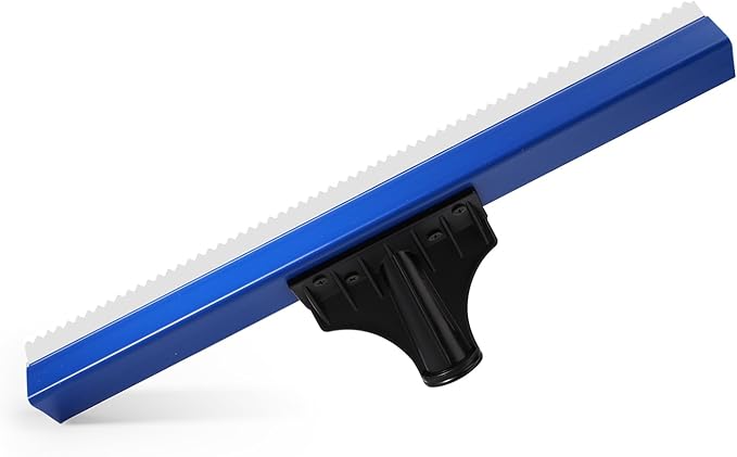 Epoxy Floor Squeegee 16 Inch Epoxy Squeegee with 0.16 Inch Teeth Notched for Self Leveling Cement Urethane Trowel Spreader Floor Tools for Professionals Beginners