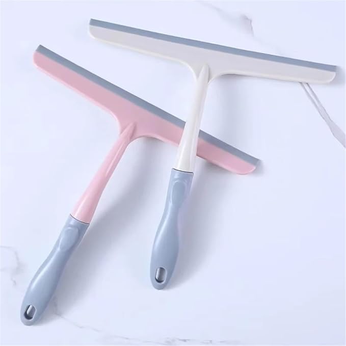 Window Glass Wiper Scraper Cleaner Brush Car Window Bathroom Household Cleaning Tool ﻿(C)