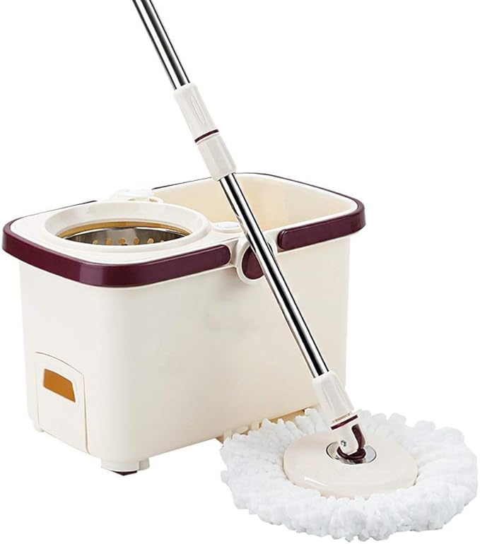 Microfiber Spin Mop Bucket Floor Cleaning System