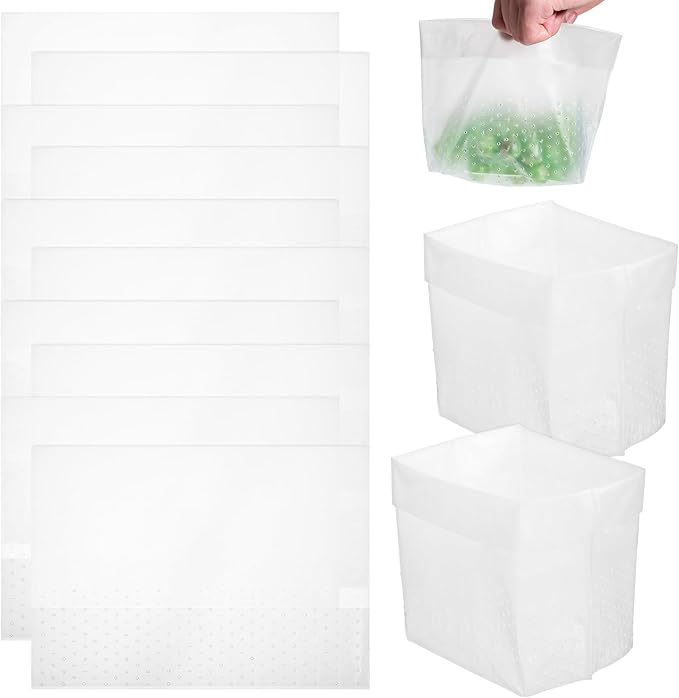 Standing Trash Bags 150pcs Kitchen Waste Bags Small Garbage Liners for Bathroom Sink Home Use