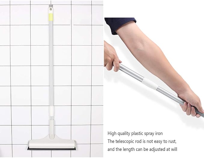 Magnetic Window Cleaner Bright Tools Telescoping High Window Cleaner Window Cleaning Equipment77-120Cm Long Telescopic Pole Best for Long Reach WindowA