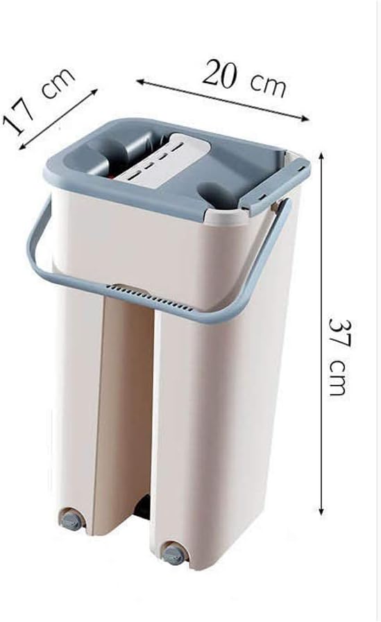 Mop Bucket Cleaning Kit. Easy to Use to Dry Not Dirty Hands Large Area  Stainless Steel Handle 360 ° Flexible Swivel HEA