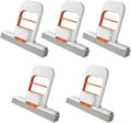Multifunctional Mini Mop Telescopic Handle Wet And Dry Dual Use Cleaning Tool For Kitchen Living Room Bathroom Car Glass(White-5PCS)