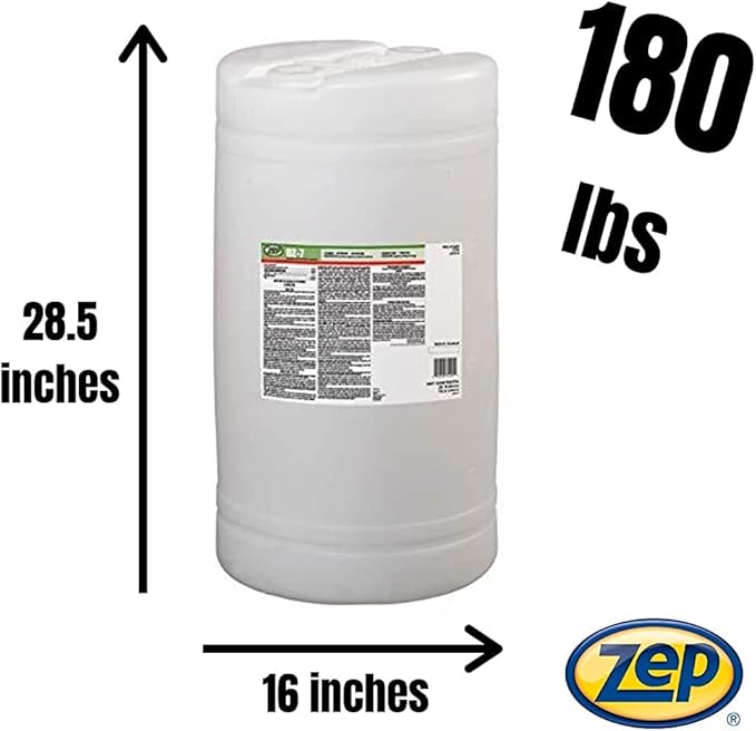 Zep DZ-7 Neutral Disinfectant Cleaner - 20 Gallon (1 Unit) 752049 - Phosphate-Free Formulation Designed to Provide Effective Cleaning Deodorizing and Disinfection